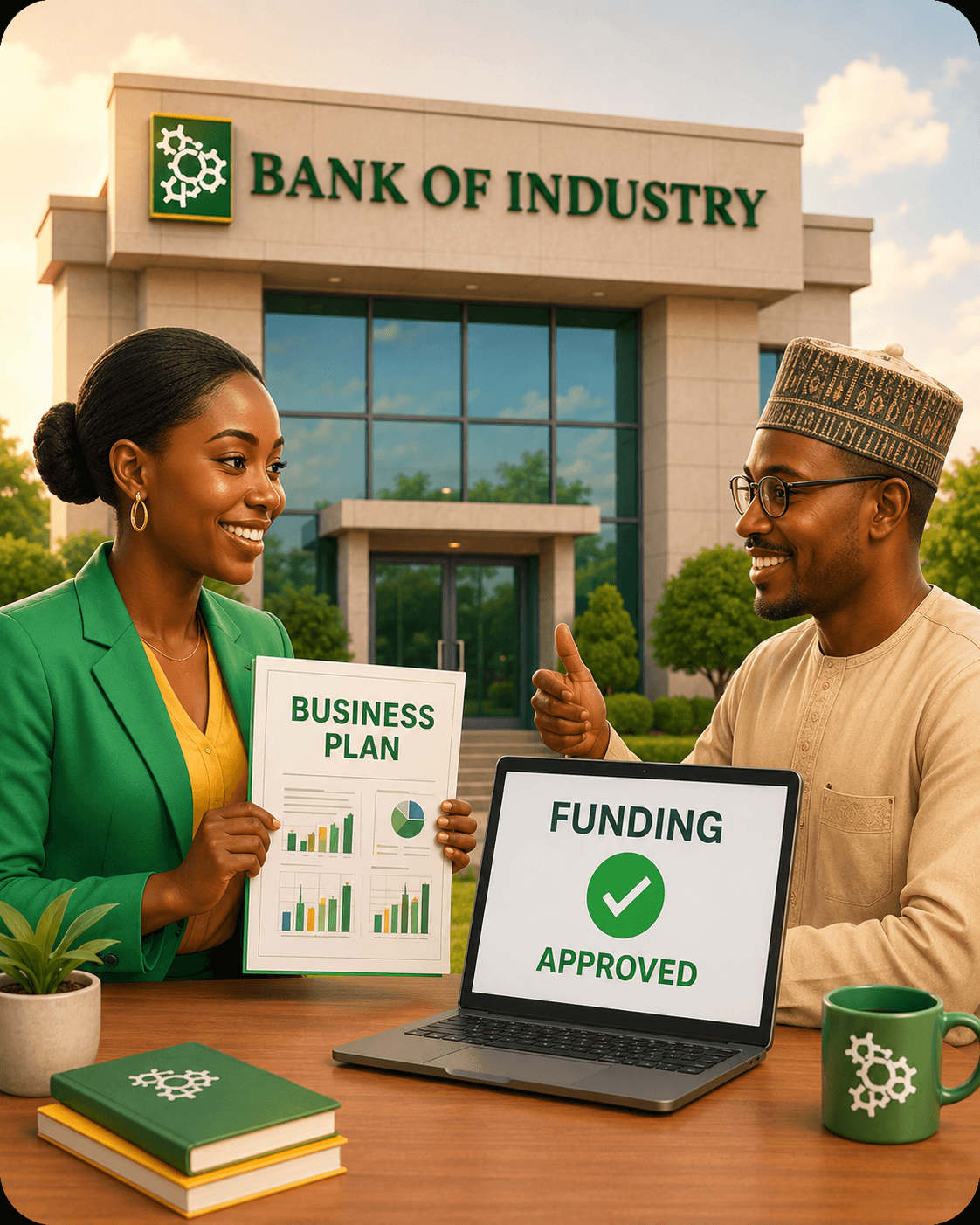 Corps members accessing Bank of Industry funding support