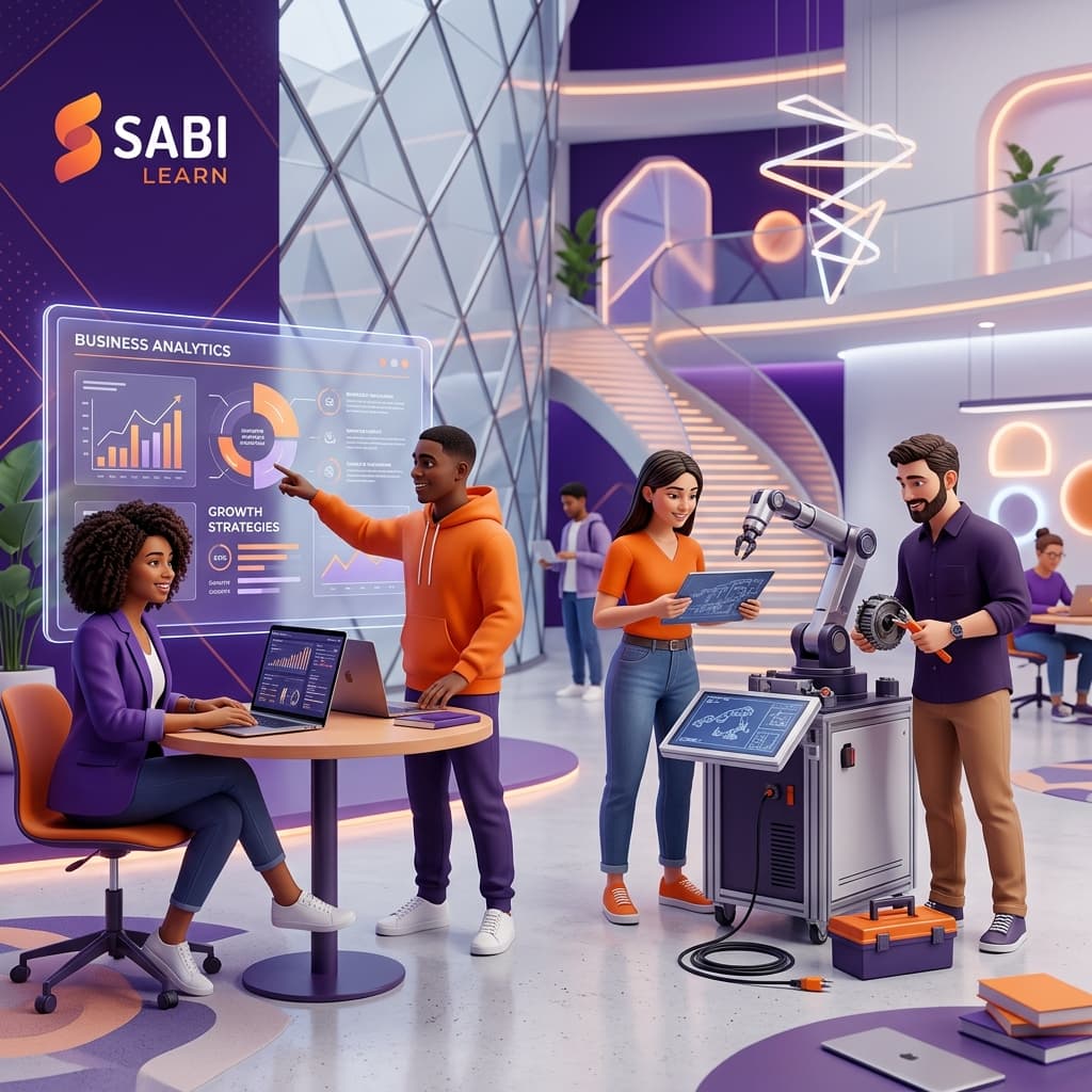 Sabi Learning Platform Illustration